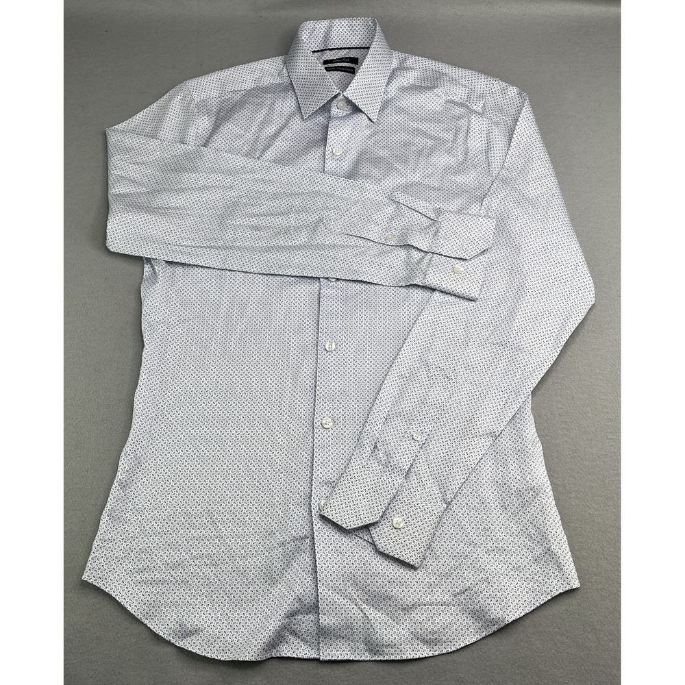 RW&CO Men's Dress Shirt Slim Fit Small 14-14 1/2 Modern Business Casual Shirt